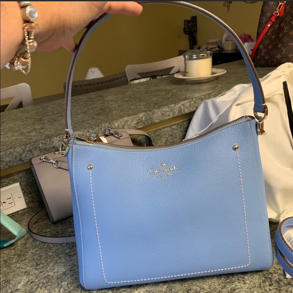 Authentic Kate Spade 100% leather hand bag/wallet!